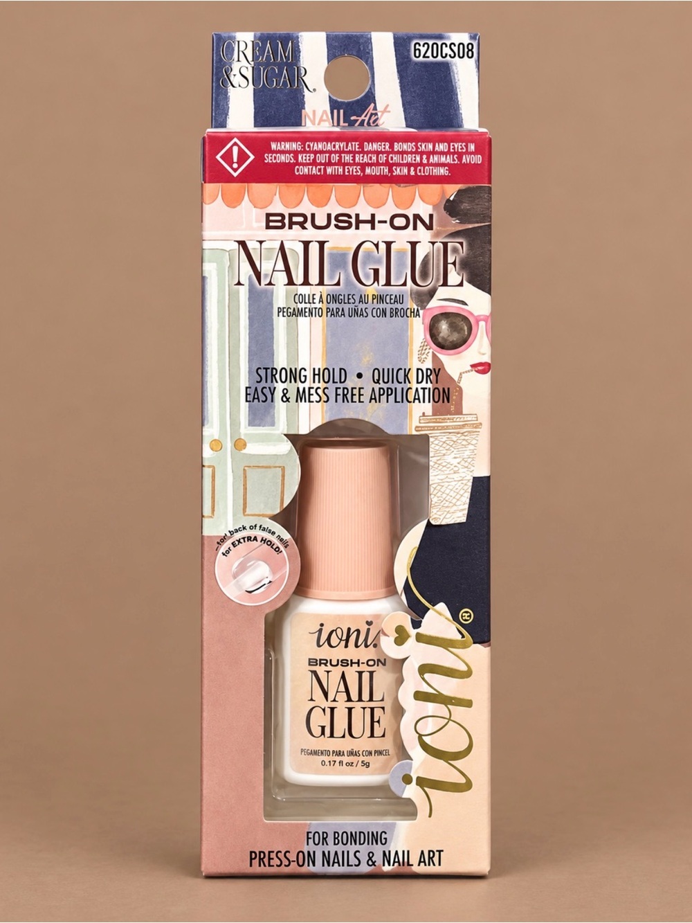 Ioni Brush-On Nail Glue